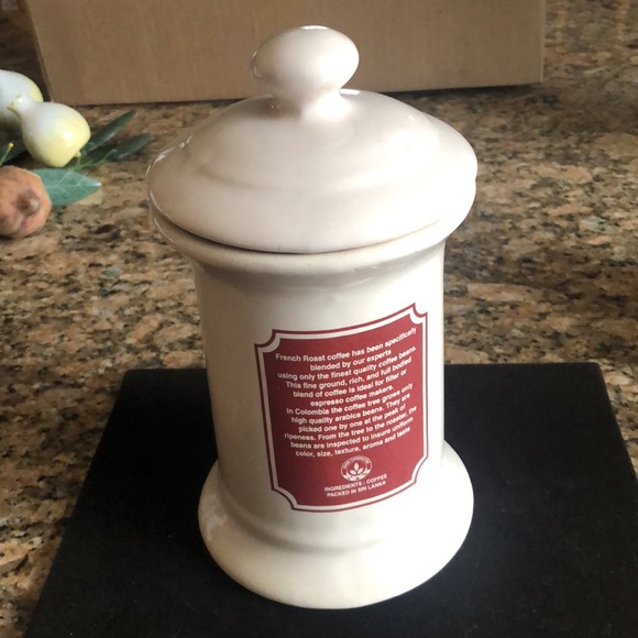 VTG COFFEE CANISTER LORD BUCKLEY'S FRENCH ROAST COFFEE CERAMIC CANISTER - Picture 3 of 10